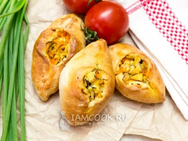 Фото блюда: Расстегаи с курицей