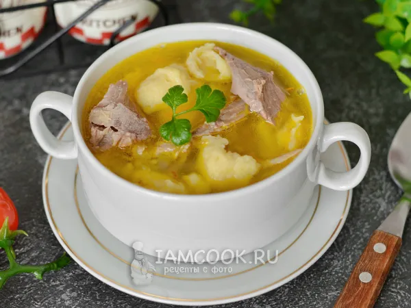 Фото блюда: Суп из голени индейки