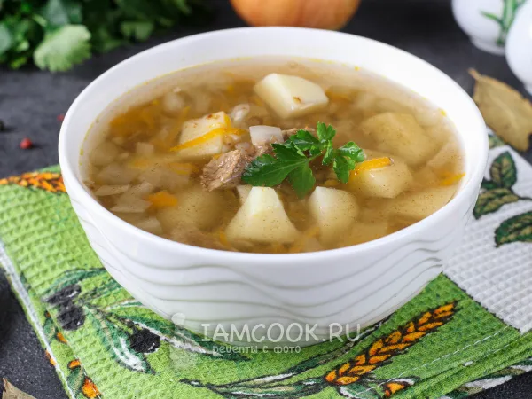 Фото блюда: Диетический суп из говядины