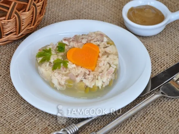 Фото блюда: Заливное из курицы