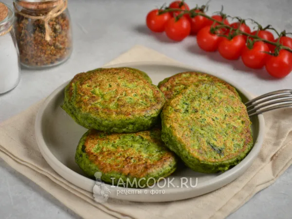 Фото блюда: Котлеты из брокколи и шпината