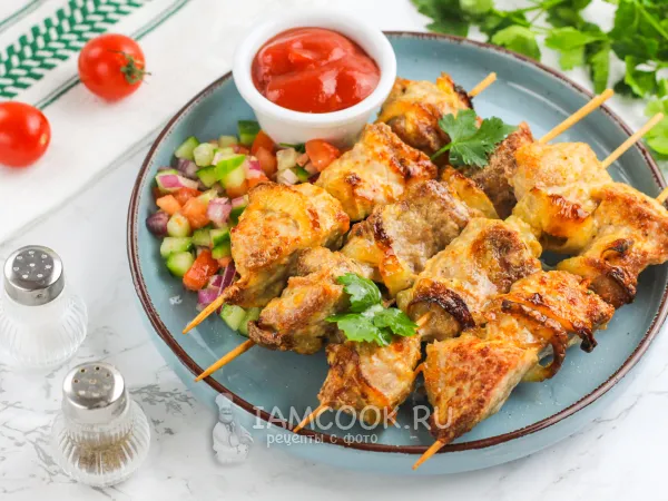 Фото блюда: Шашлык в аэрофритюрнице (мультипечи)