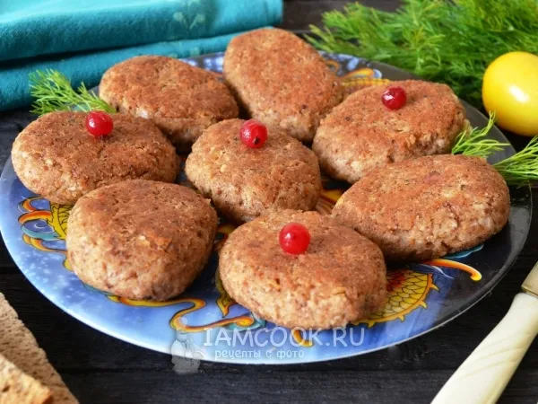 Фото блюда: Диетические котлеты из гречки