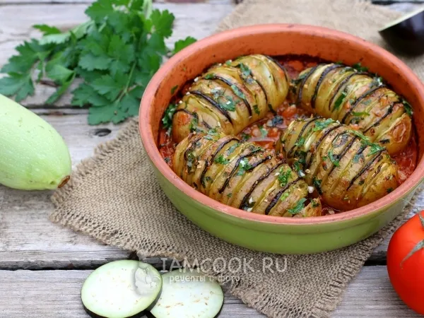 Фото блюда: Картошка-гармошка «Рататуй»