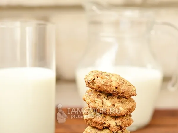 Фото блюда: Диетическое овсяное печенье