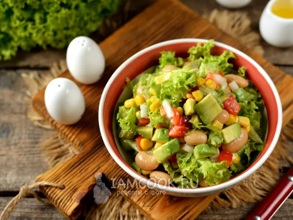 Фото блюда: Мексиканский салат с авокадо