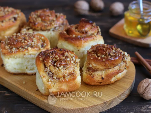 Фото блюда: Булочки с медом