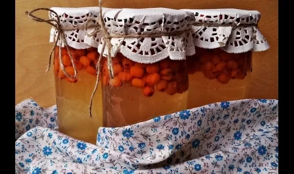 Фото блюда: Компот из облепихи на зиму