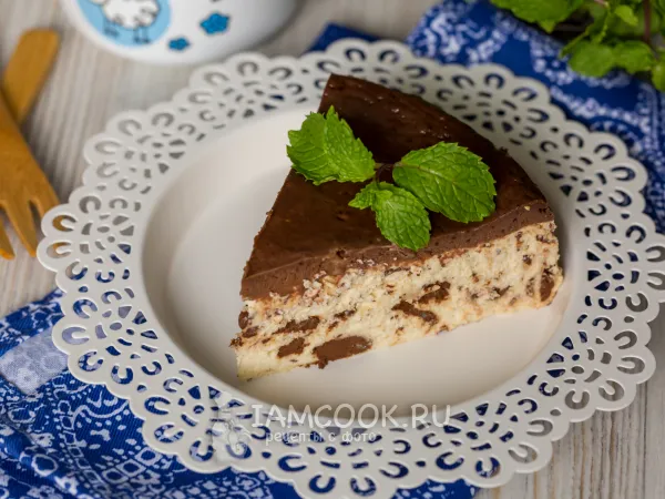 Фото блюда: Двухслойная творожная запеканка