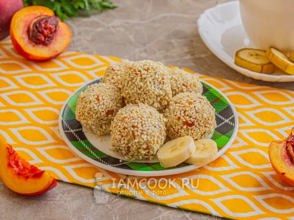 Фото блюда: Сыроедческие конфеты из банана