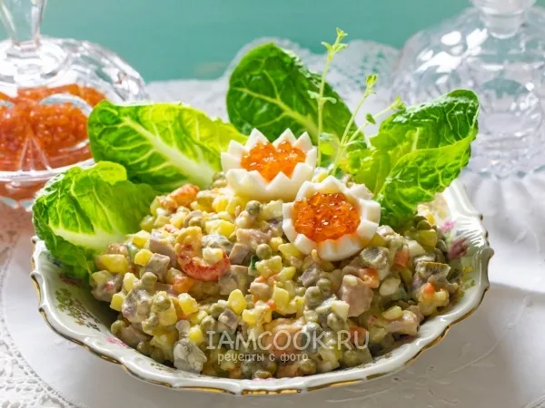 Фото блюда: «Оливье» по-царски