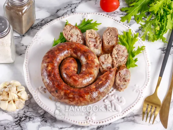 Фото блюда: Колбаса из свиной головы в домашних условиях