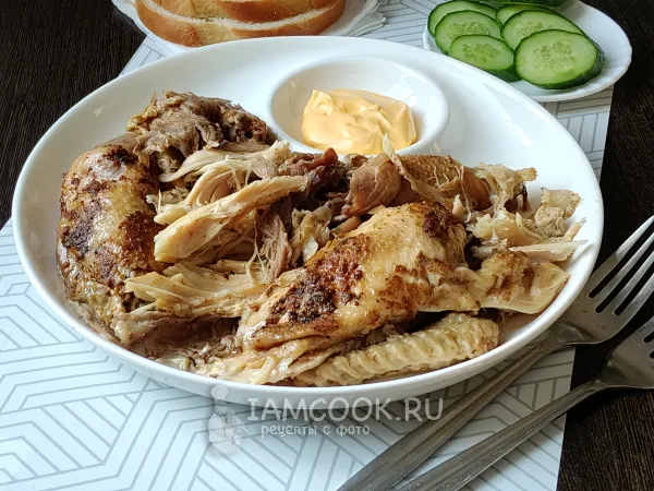 Фото блюда: Курица целиком в афганском казане