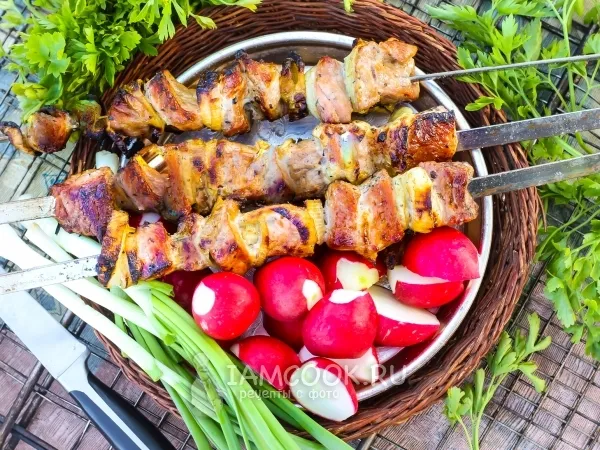 Фото блюда: Шашлык из карбоната (карбонада)