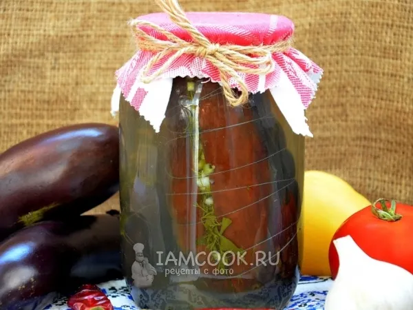 Фото блюда: Фаршированные баклажаны на зиму