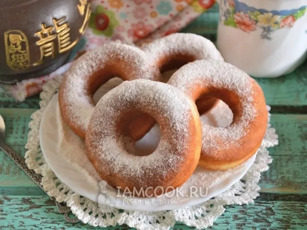 Фото блюда: Пончики классические