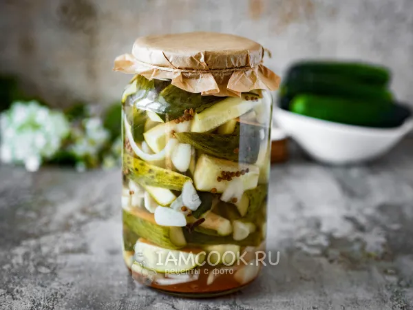 Фото блюда: Огурцы по-корейски на зиму без моркови