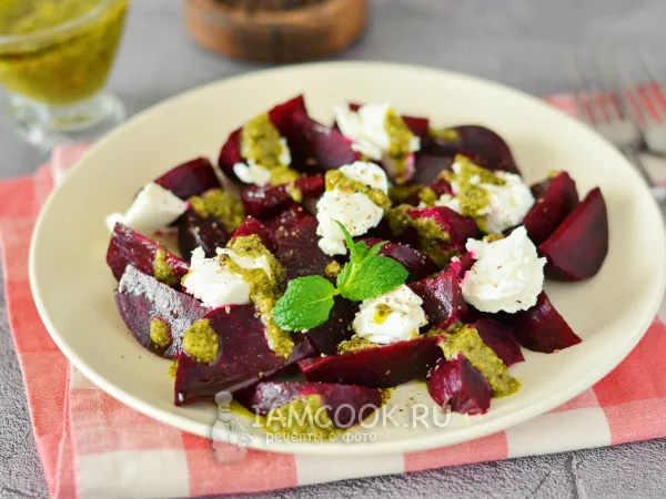 Фото блюда: Свекла с соусом песто