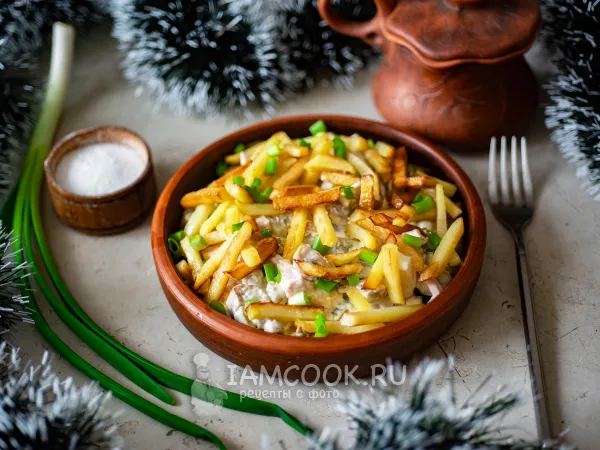 Фото блюда: Салат «Вьюга»