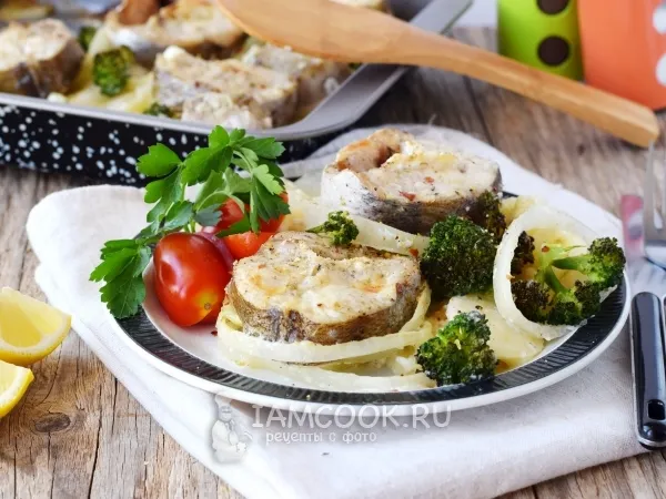 Фото блюда: Стейк трески в духовке