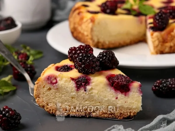 Фото блюда: Королевская ватрушка с ежевикой