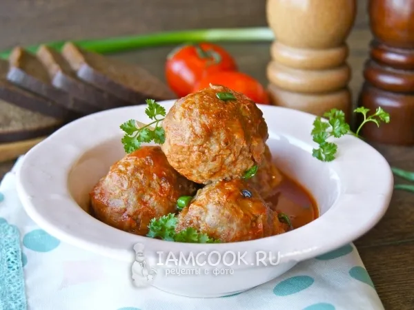 Фото блюда: Тефтели с капустой