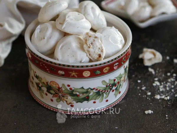 Фото блюда: Ореховое печенье на белках