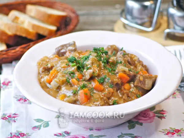 Фото блюда: Детский гуляш из говядины