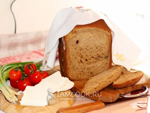 Фото блюда: Хлеб из трех видов муки на кефире