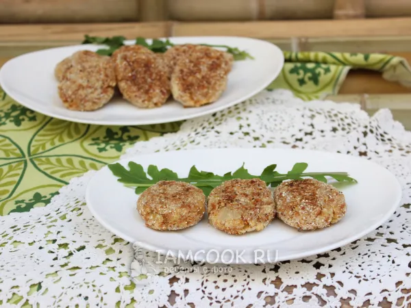 Фото блюда: Котлеты из лисичек (с чечевицей)