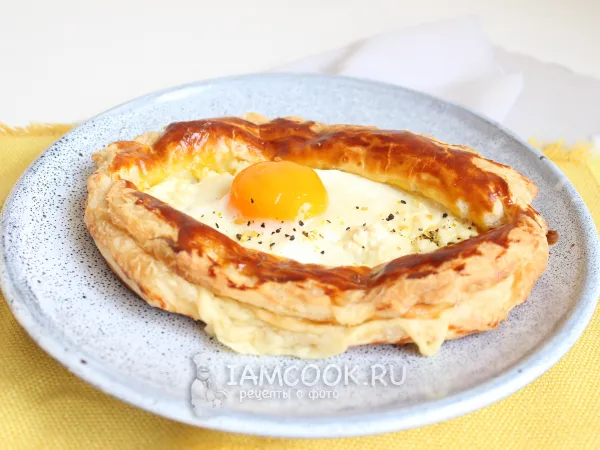 Фото блюда: Хачапури в микроволновке