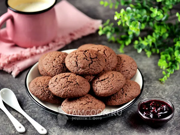 Фото блюда: Шоколадные пряники с трещинками