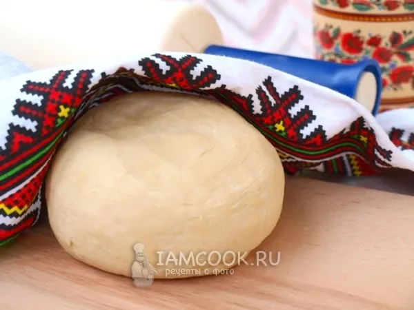 Фото блюда: Тесто для вареников на сметане