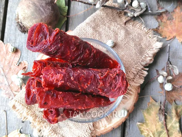 Фото блюда: Пастила из свеклы