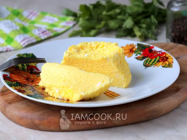 Фото блюда: Омлет в банке на водяной бане