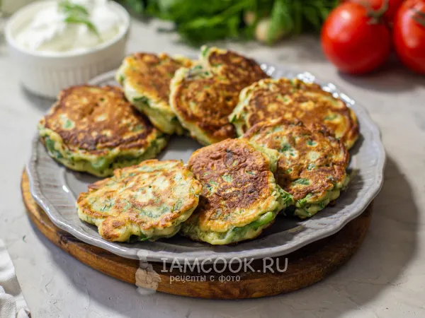 Фото блюда: Оладьи из зелени