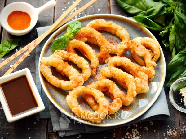 Фото блюда: Кальмары в кляре по-китайски