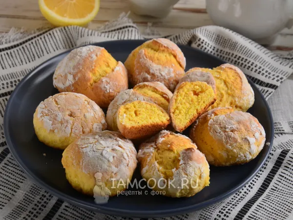 Фото блюда: Лимонное печенье с куркумой