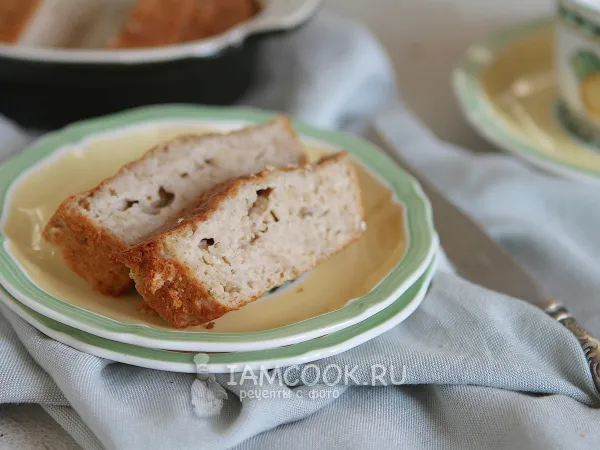 Фото блюда: Запеканка из овсянки с бананом