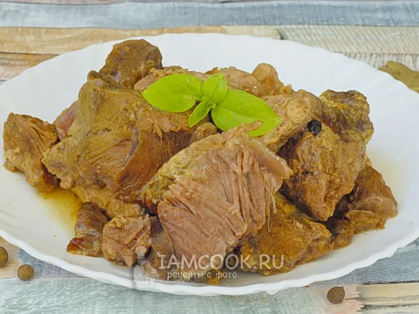 Фото блюда: Томленая говядина