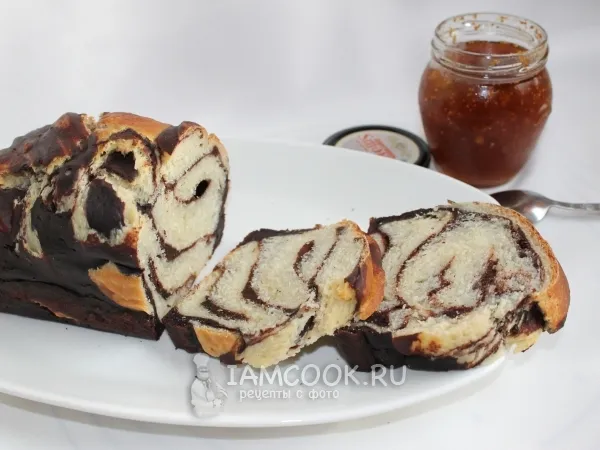 Фото блюда: Тостовый хлеб с шоколадной прослойкой