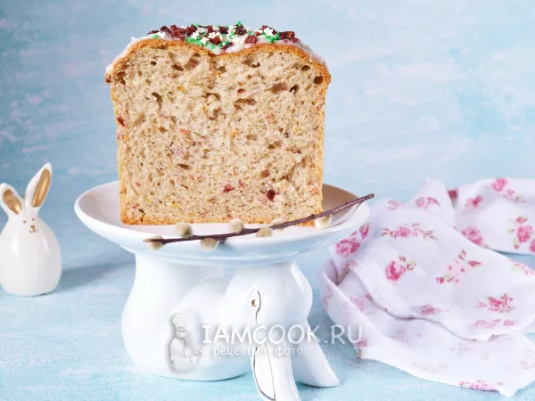 Фото блюда: Постный кулич