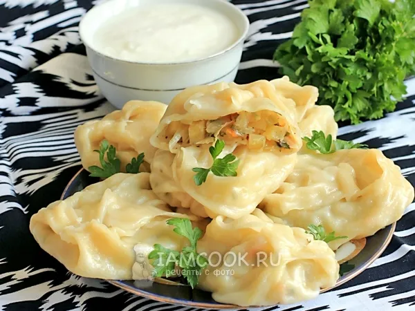 Фото блюда: Овощные манты