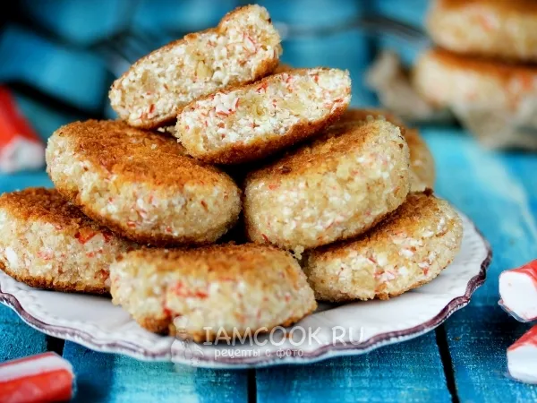 Фото блюда: Котлеты из крабовых палочек