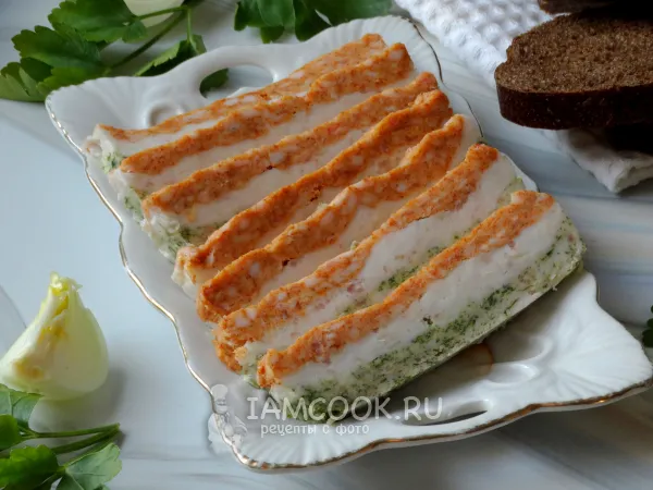 Фото блюда: Трехцветное сало