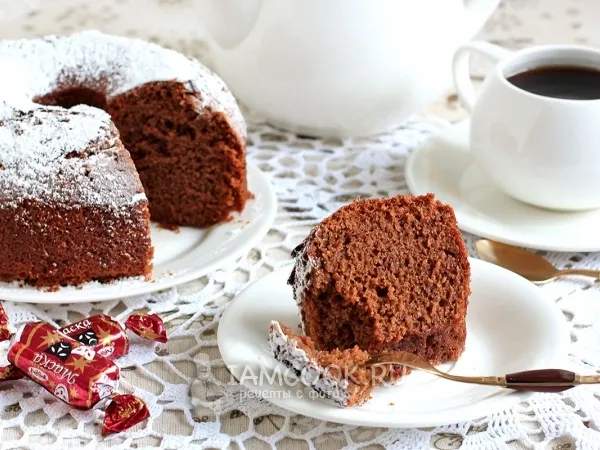 Фото блюда: Постный пирог с вареньем