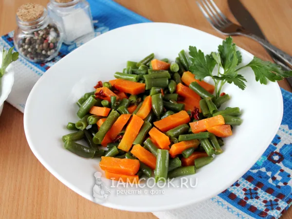Фото блюда: Стручковая фасоль на пару