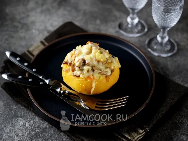 Фото блюда: Фаршированная репа в духовке