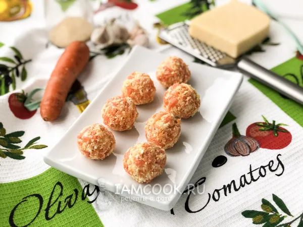 Фото блюда: Морковные шарики с творогом