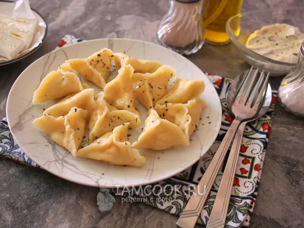 Фото блюда: Равиоли с креветкой и лососем